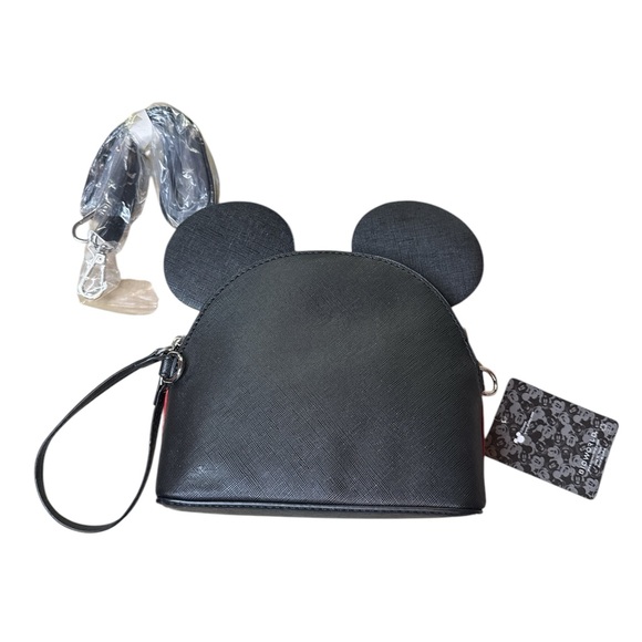 Disney Mickey Mouse Crossbody Bag - Red and Black - Picture 2 of 3